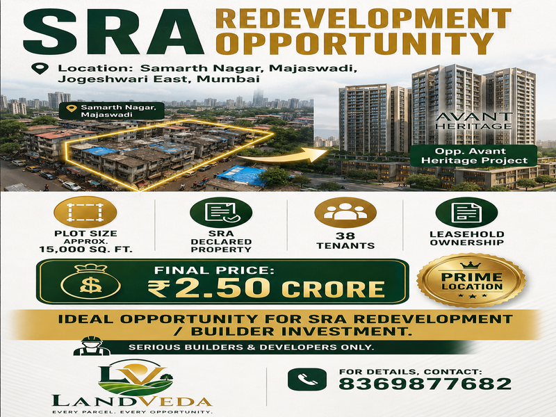 🏗️ SRA REDEVELOPMENT OPPORTUNITY | JOGESHWARI EAST