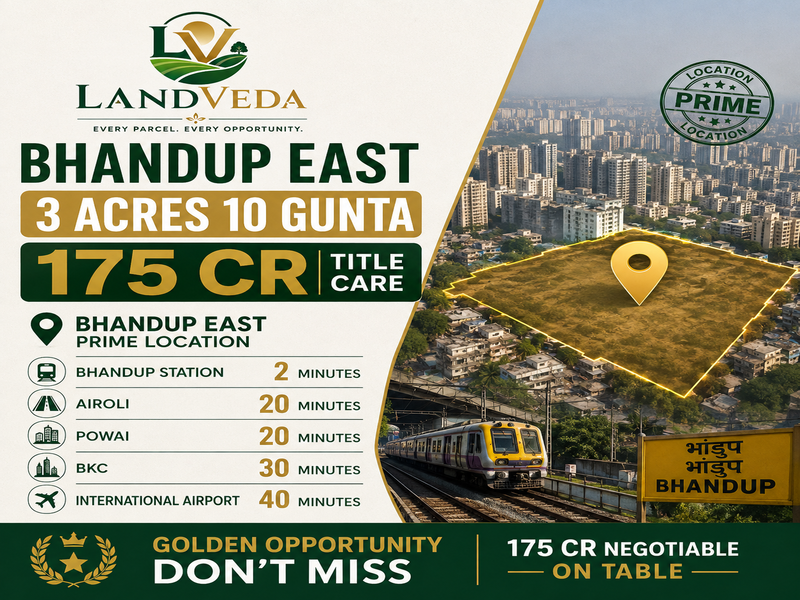 🏙️ PRIME LAND OPPORTUNITY | BHANDUP EAST