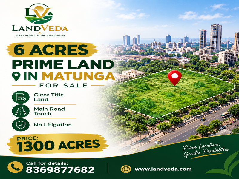 🔥 6 ACRES PRIME LAND IN MATUNGA – FOR SALE 🔥