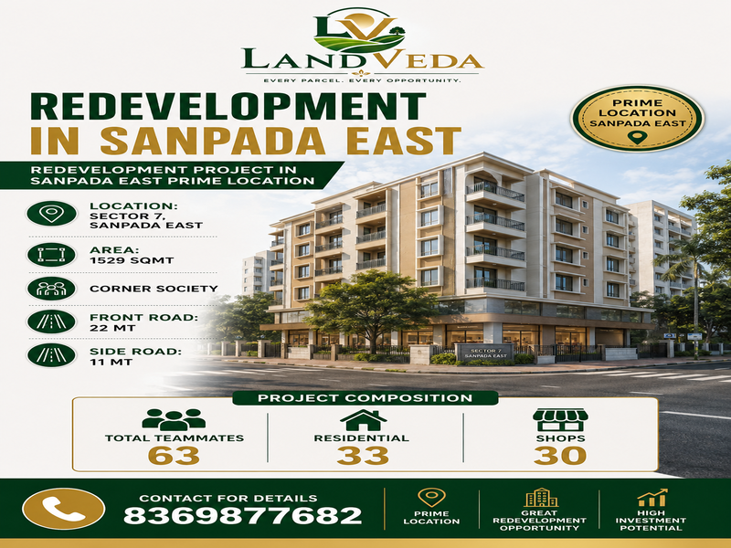 🏙️ REDEVELOPMENT OPPORTUNITY | SANPADA EAST