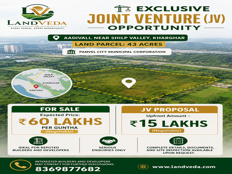 🏗️ EXCLUSIVE JOINT VENTURE (JV) OPPORTUNITY | KHARGHAR