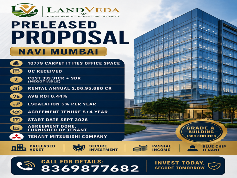 🏢 Premium Pre-Leased IT/ITES Office Investment | Navi Mumbai