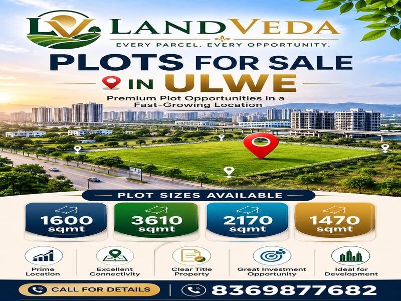 ͏ 🏡 Premium Plots for Sale in Ulwe – Excellent Investment Opportunity! 🌟