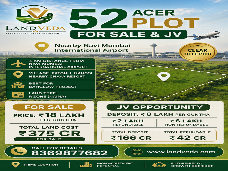 🏞️ 52 ACRES | FOR SALE & JV OPPORTUNITY 🚨