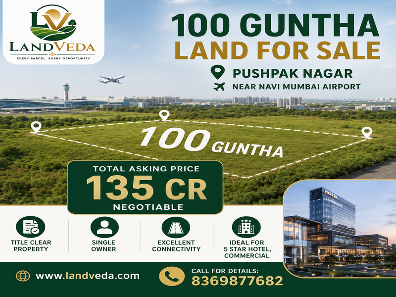 🏞️ 100 GUNTHA PREMIUM LAND FOR SALE 🏞️